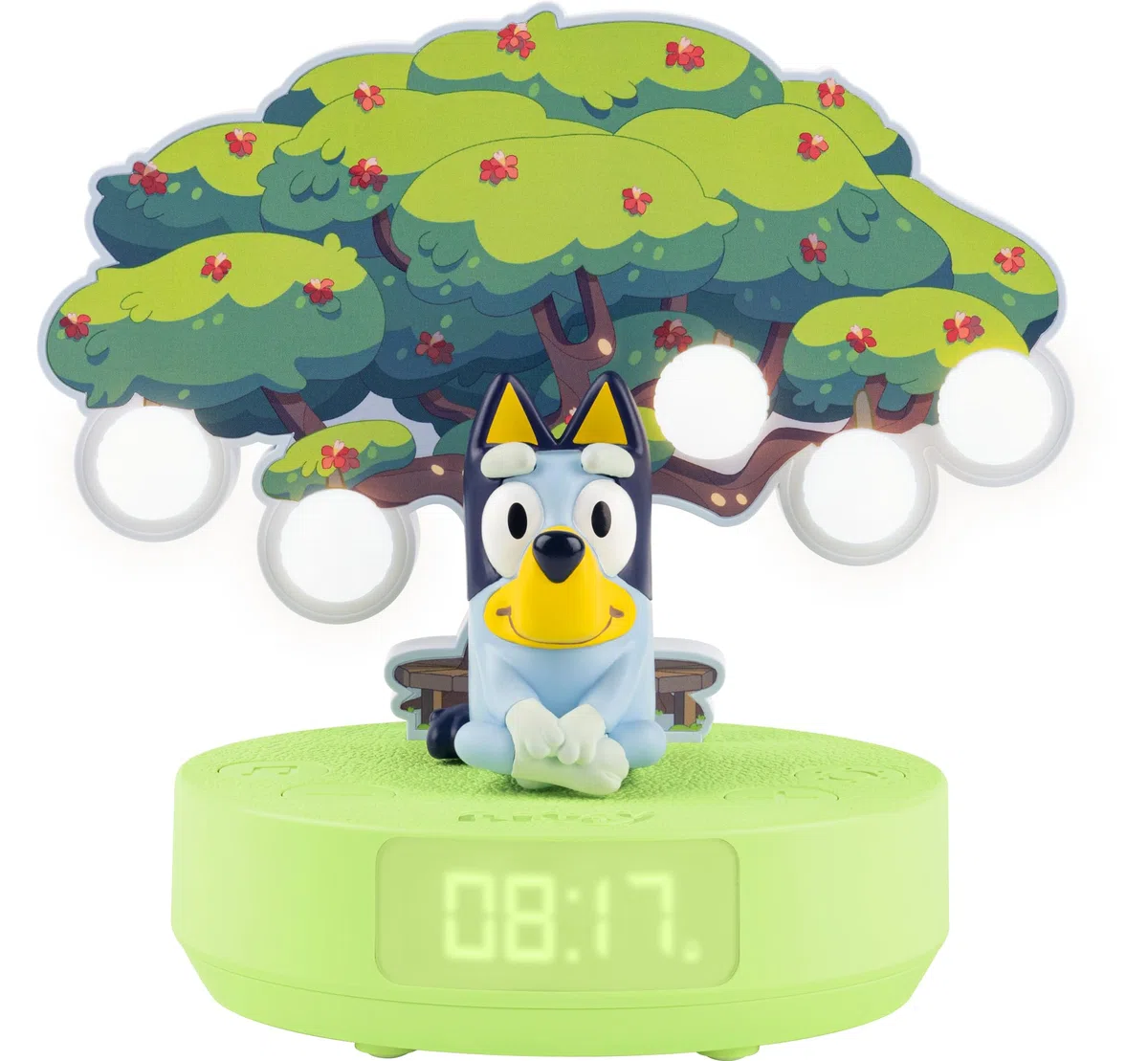 BIGBEN Veilleuse musicale et réveil lumineux avec musiques BLUEY sans fil - Sous licence officielle – Sur batterie rechargeable – Design original – LUMITREE