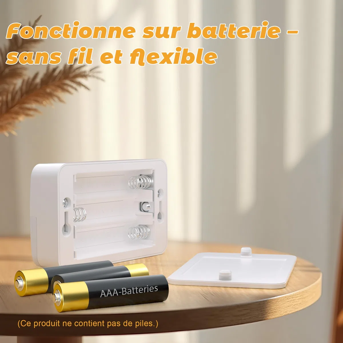Lot de 8 Lampe LED Escalier Détecteur de Mouvement pour Escalier – Lumiere Veilleuse Detecteur de Mouvement, Adhésif Sans Fil Perçage, Mini Alimentée Par piles Enfant, pour Couloir/Armoire/Chambre